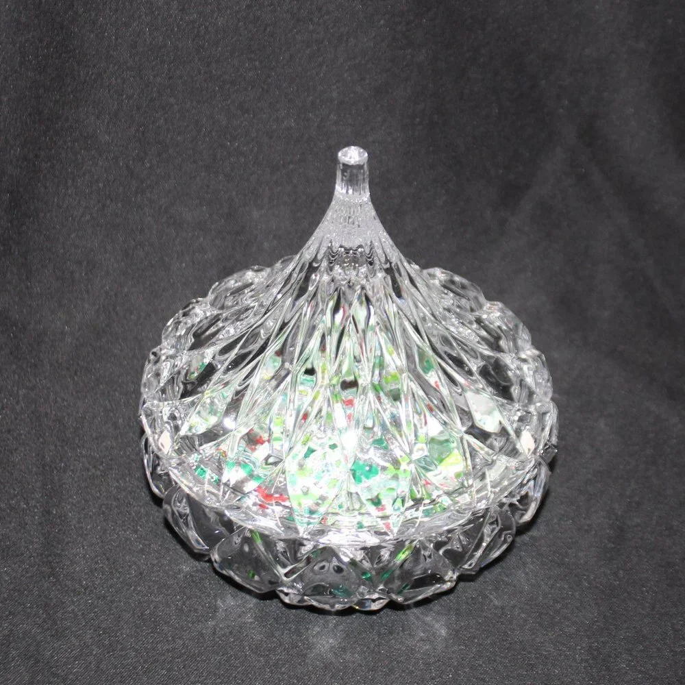 Hersheys Kisses Lead Crystal Candy Dish - Picture 4 of 11